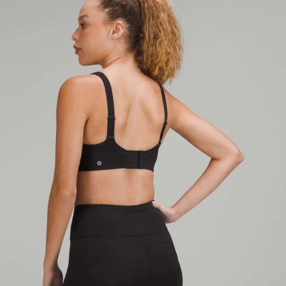 Lululemon Run Times Bra *High Support in Black W1690 Sz 36 DD - Picture 2 of 11